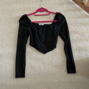 Princess polly black corset top